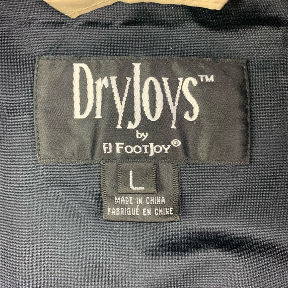 DRY JOYS Foot Joy Convertible Golf Jacket Size L - Picture 4 of 9